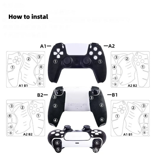 Leather Sweat controller PS5 Dual sens & Edge Gamepad Antiscivolo