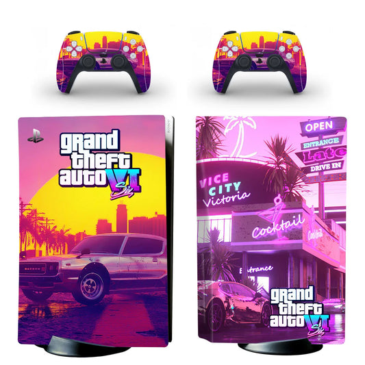 PlayWrap Kit protezione vinile skin GTA PS5 Disc