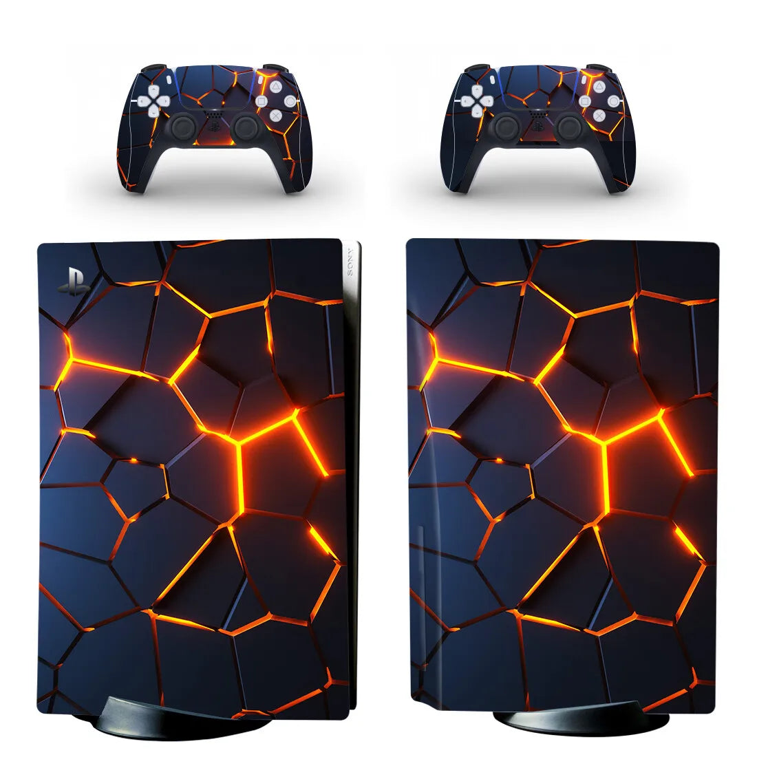 PlayWrap Kit protezione vinile skin Custom Volcan PS5 Disc