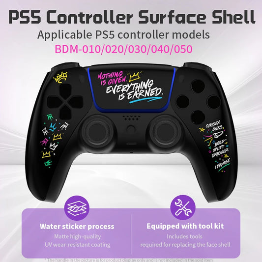 Custom Case Frontale James Pattern per PS5 Controller BDM-010