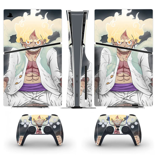 PlayWrap Kit Custom Skin protettivo Luffy PS5 Slim Disc