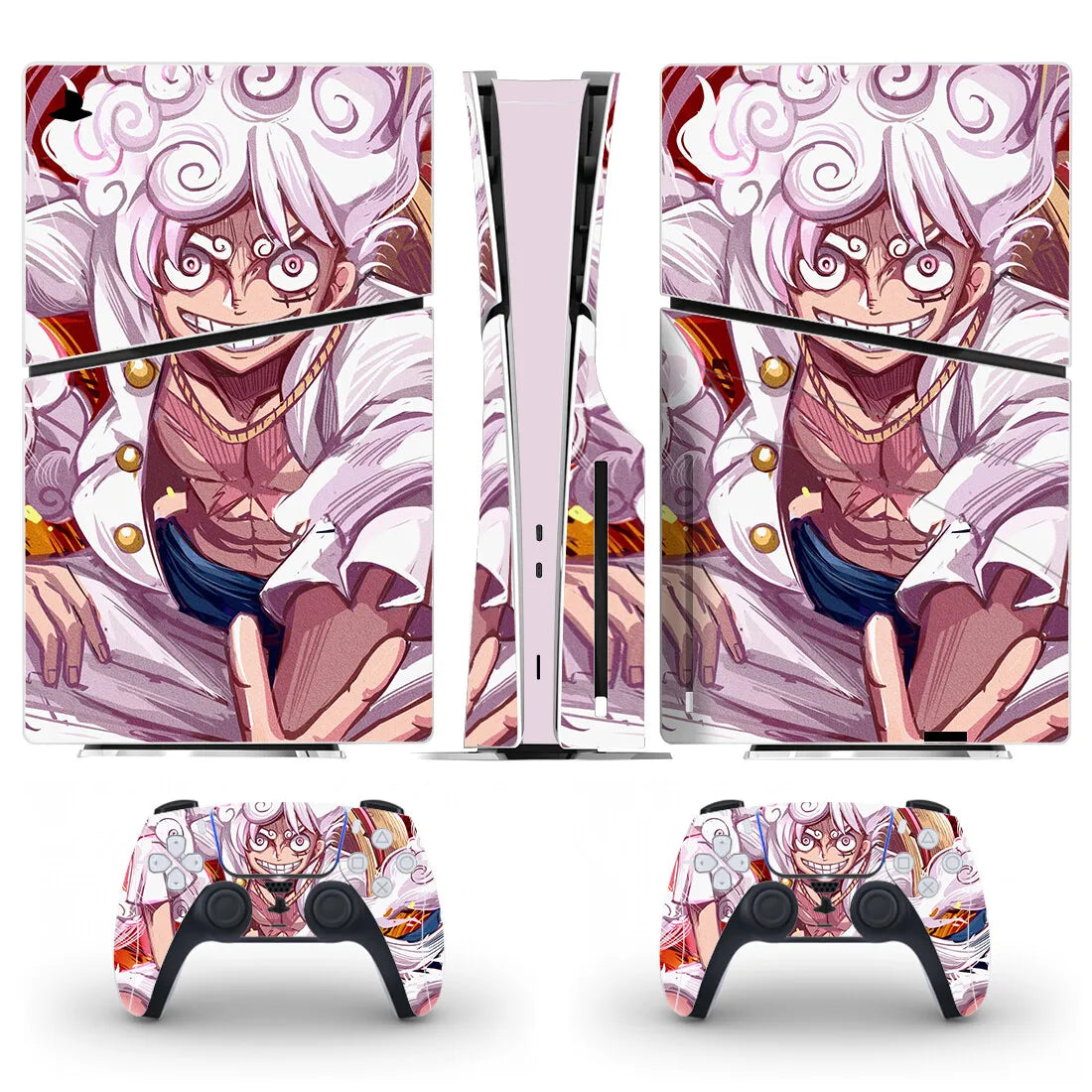 PlayWrap Kit Custom Skin protettivo Luffy PS5 Slim Disc