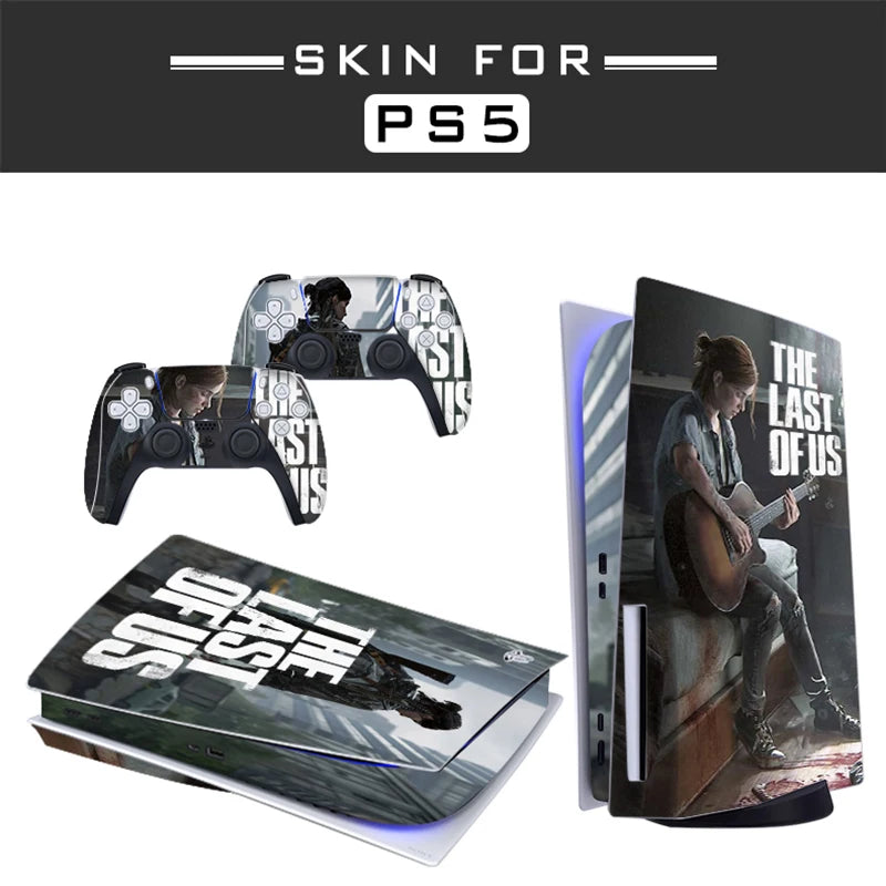 PlayWrap Kit protezione vinile skin The Last of Us  PlayStation 5 Disc