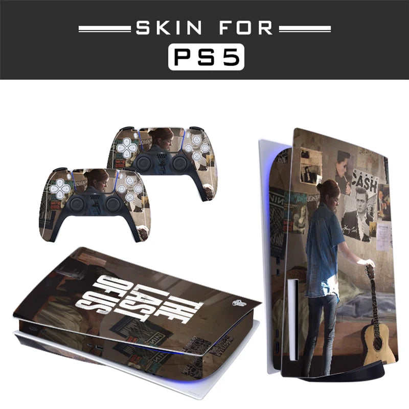 PlayWrap Kit protezione vinile skin The Last of Us  PlayStation 5 Disc