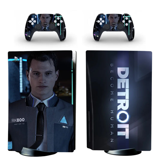 PlayWrap Kit protezione vinile skin Detroit Become Human PS5 Standard Disc