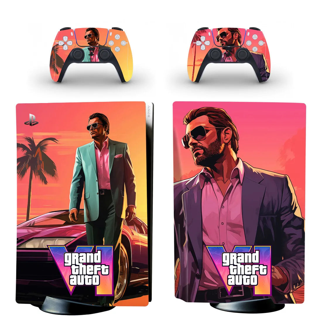PlayWrap Kit protezione vinile skin  GTA PS5 Disc