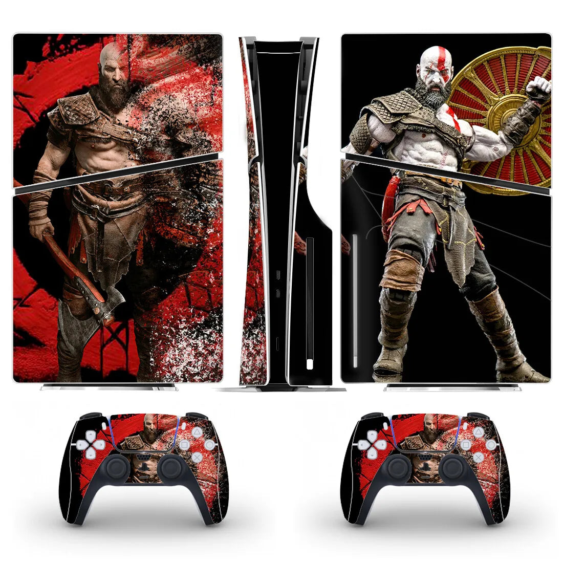 PlayWrap Kit protezione vinile skin God of War PS5 Slim Disc