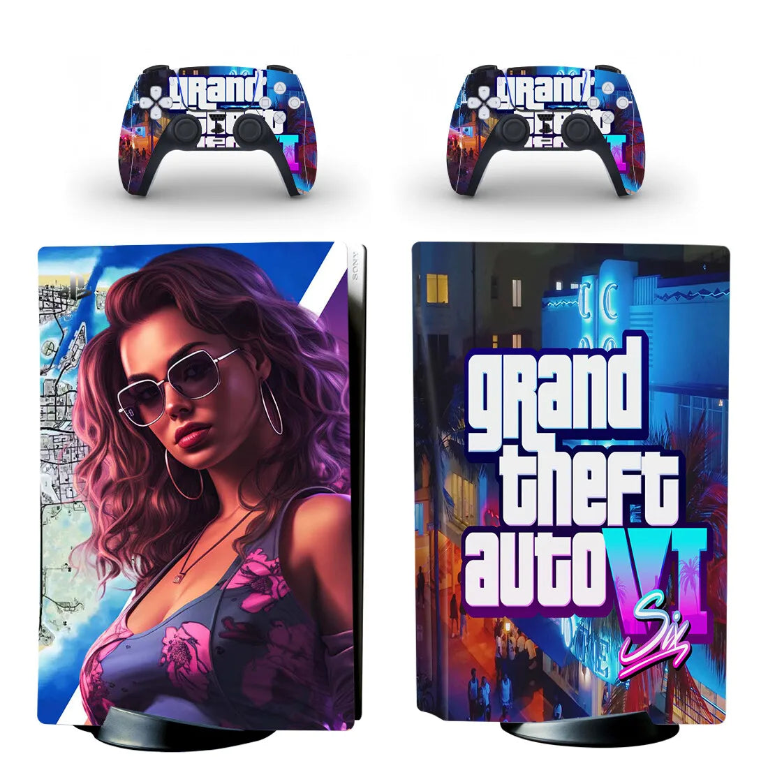 PlayWrap Kit protezione vinile skin  GTA PS5 Disc