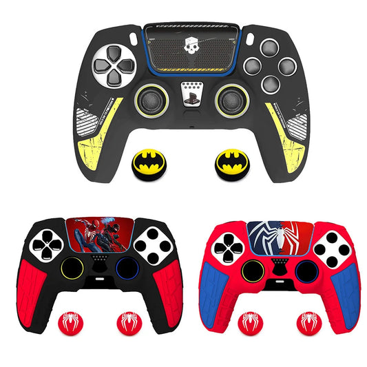 Cover in Silicone "Spider" per Controller PS5 Slim – Grip Potente, Protezione Totale, Stile Epico