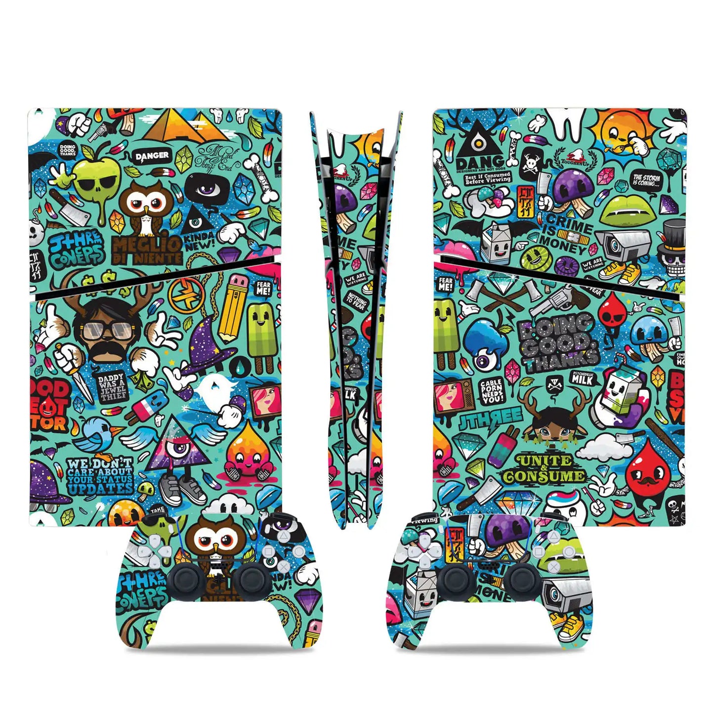 PlayWrap Kit Vinile Skin Collection IDGF PS5 slim digital
