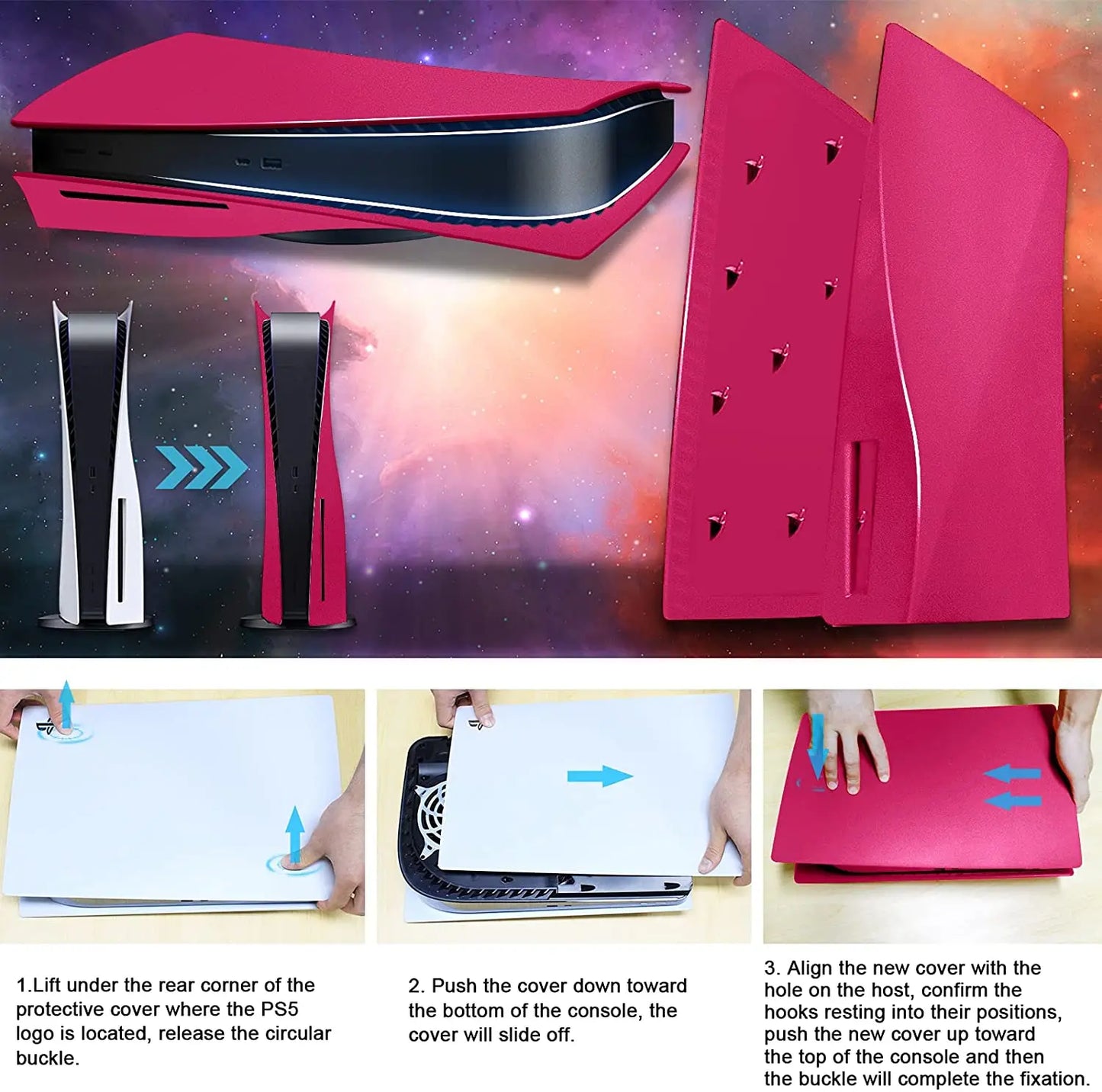 Cover Rigide in Plastica ABS per PS5 (Disc Edition) – Protezione e Stile per la Tua Console