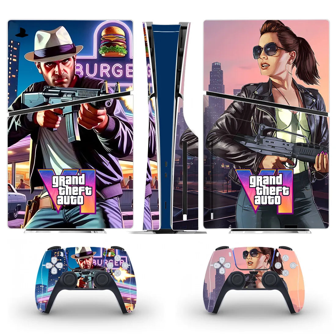 PlayWrap Kit Protezione Skin GTA PS5 Slim