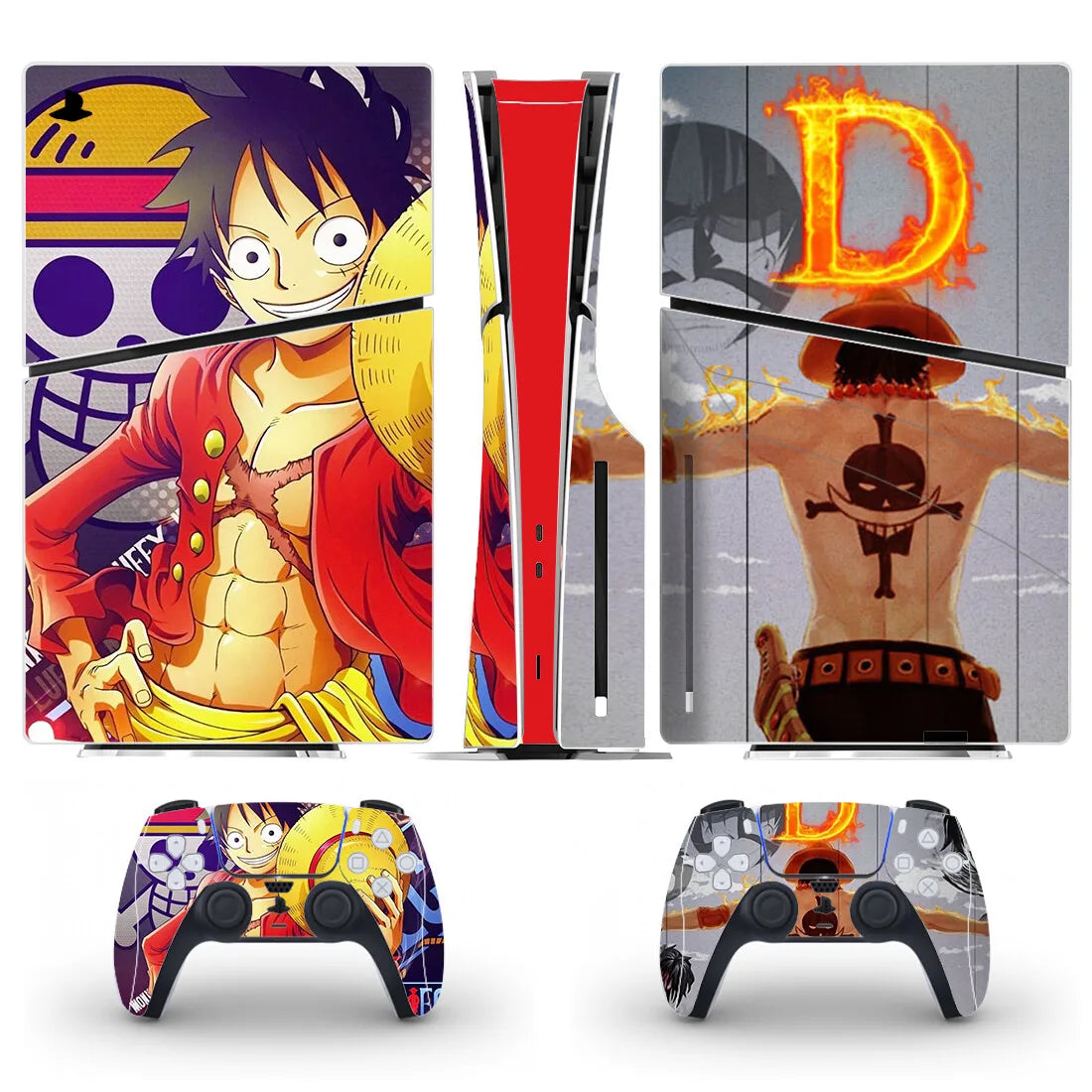 PlayWrap Kit Custom Skin protettivo Luffy  PS5 Slim Disc