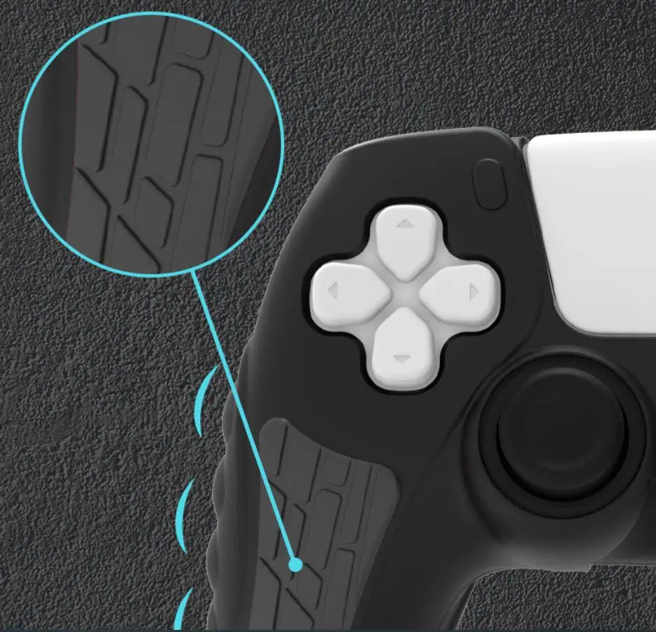 Custodia Protettiva in Silicone per Controller PS5 – Stile, Comfort e Protezione Totale