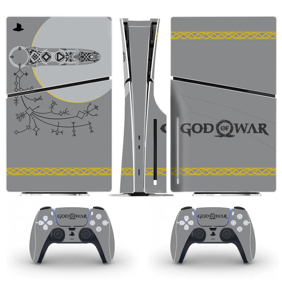 PlayWrap Kit protezione vinile skin God of War PS5 Slim Disc