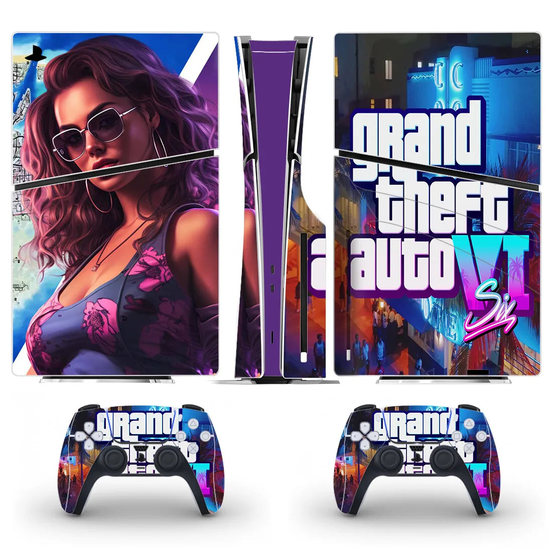 PlayWrap Kit Protezione Skin GTA PS5 Slim