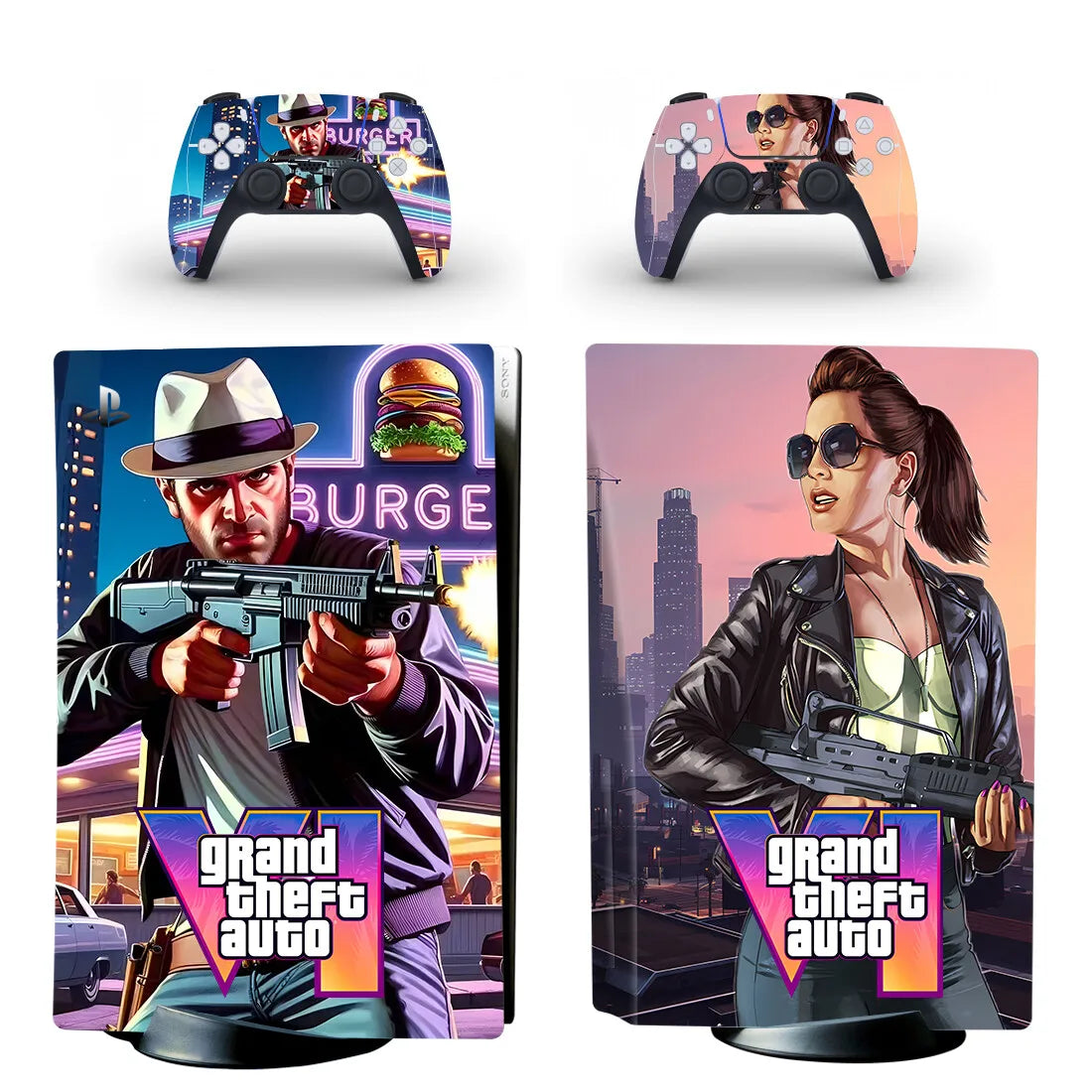 PlayWrap Kit protezione vinile skin  GTA PS5 Disc